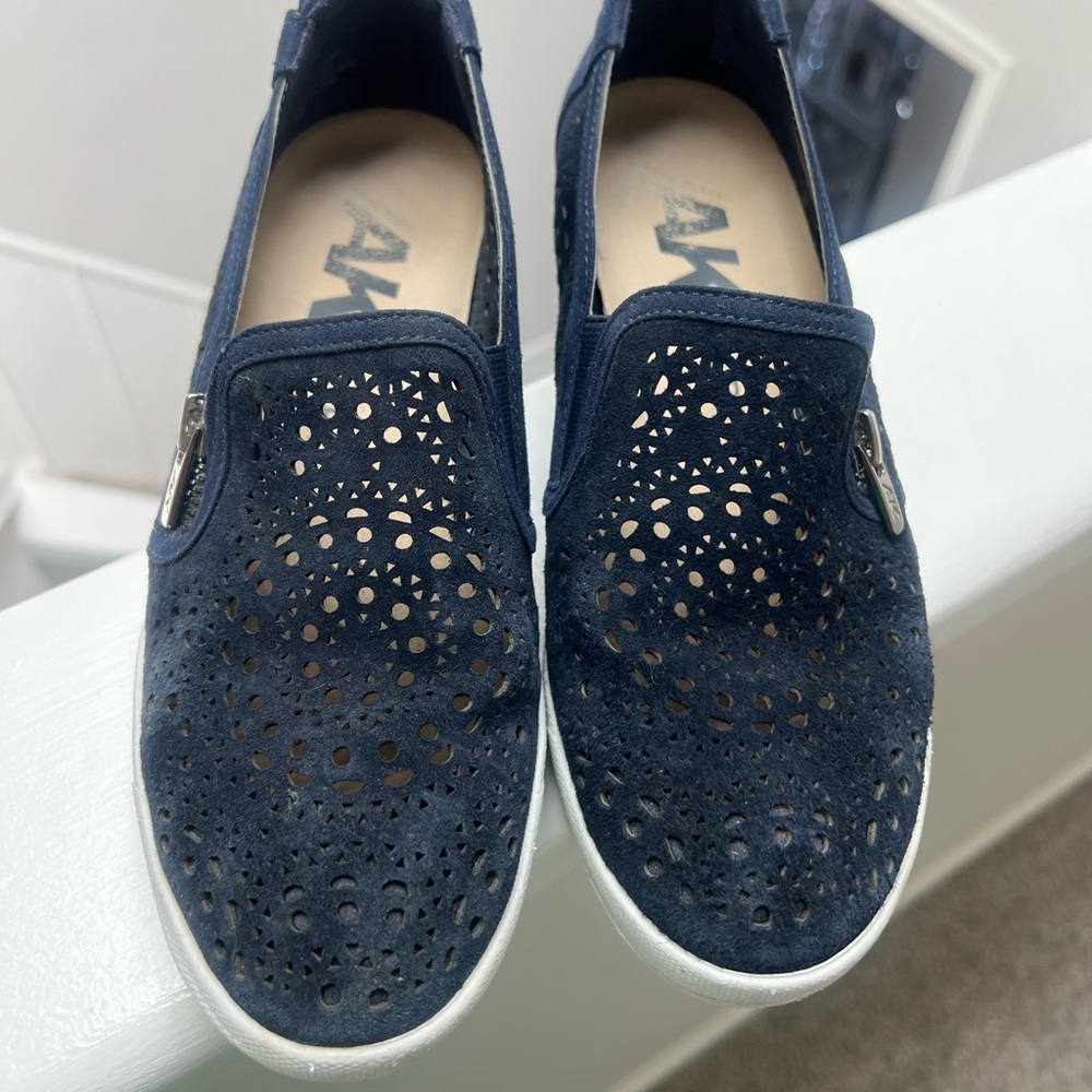 Anne Klein Navy Espadrilles